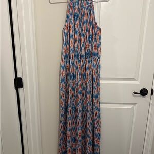 Collective Concepts Patterned Sleeveless Maxi Dress